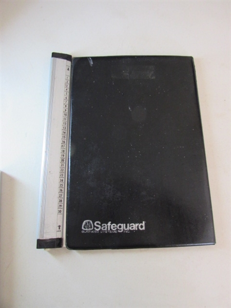 ASSORTED BINDERS, PHOTO ALBUMS, NEGATIVE SLEEVES AND CALCULATORS
