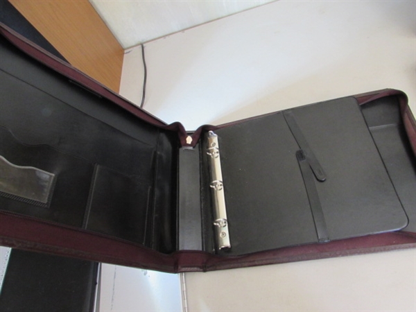 ASSORTED BINDERS, PHOTO ALBUMS, NEGATIVE SLEEVES AND CALCULATORS