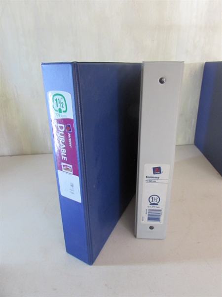 ASSORTED BINDERS, PHOTO ALBUMS, NEGATIVE SLEEVES AND CALCULATORS