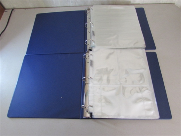 ASSORTED BINDERS, PHOTO ALBUMS, NEGATIVE SLEEVES AND CALCULATORS