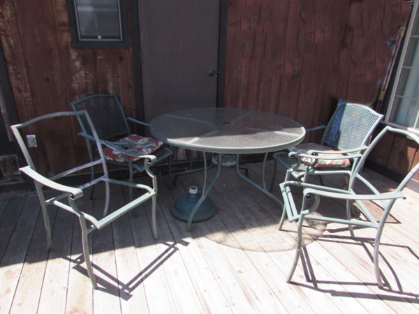 PATIO TABLE & CHAIRS