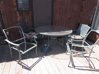 PATIO TABLE & CHAIRS