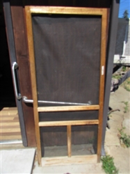 WOOD SCREEN DOOR