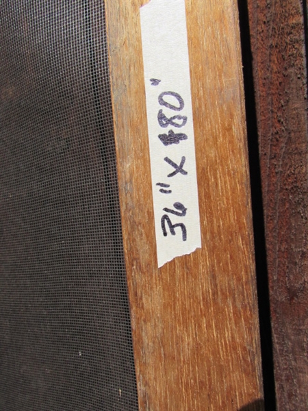 WOOD SCREEN DOOR