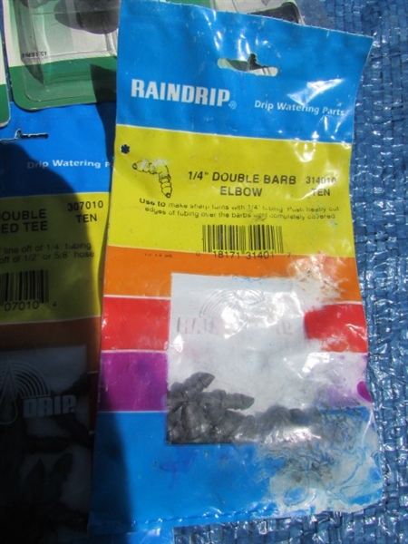 SPRINKLER SYSTEM PARTS, HOSES & HEADS