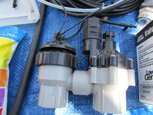 SPRINKLER SYSTEM PARTS, HOSES & HEADS