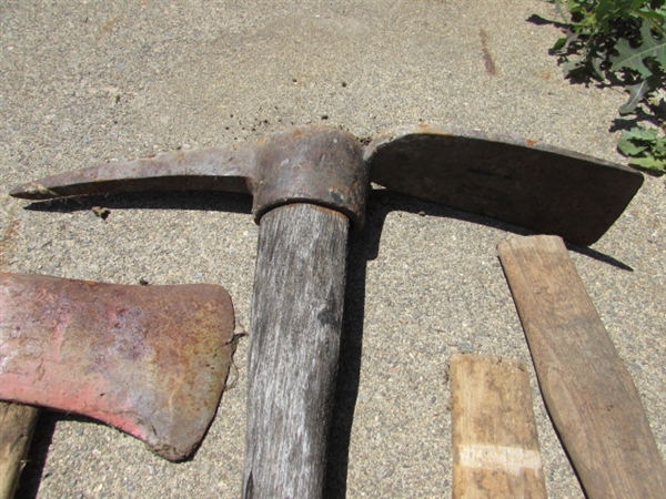 AX, AXE HANDLE & PICK AX