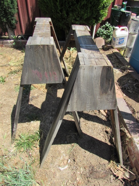 2 SAW HORSES
