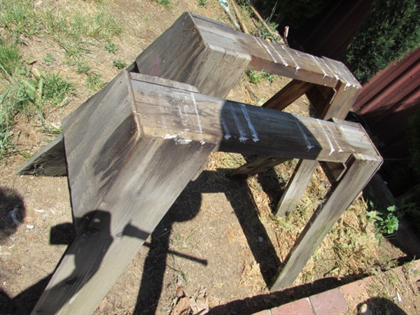 2 SAW HORSES