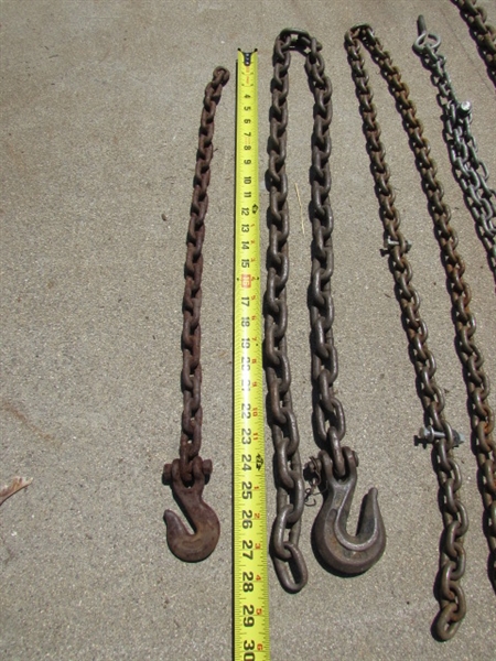 TOW & ASSORTED CHAINS