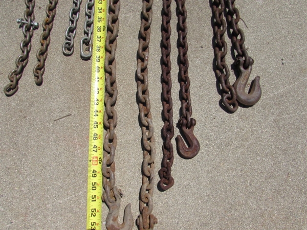 TOW & ASSORTED CHAINS