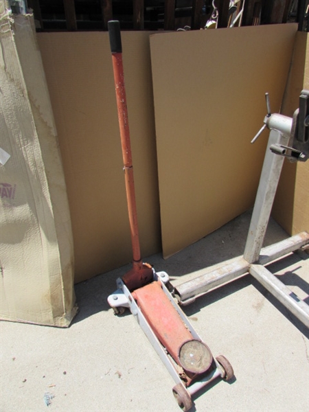 ENGINE STAND & FLOOR JACK