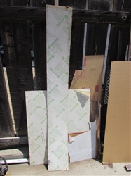 ASSORTED SCRAP SIZES OF POLYCARBONATE SHEETS
