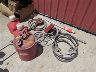 GAS CANS & PUMP NOZZLES/HOSES